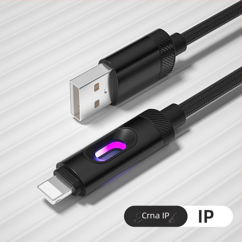 Dk USB-C i Micro-USB kabel za brzo punjenje, silikonski, duljina 1–2 m, crna