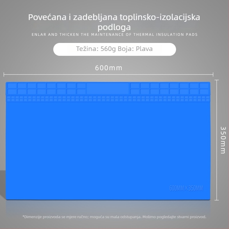 Silikonska izolacijska podloga za popravak mobitela – radna ploha i stanica za lemljenje