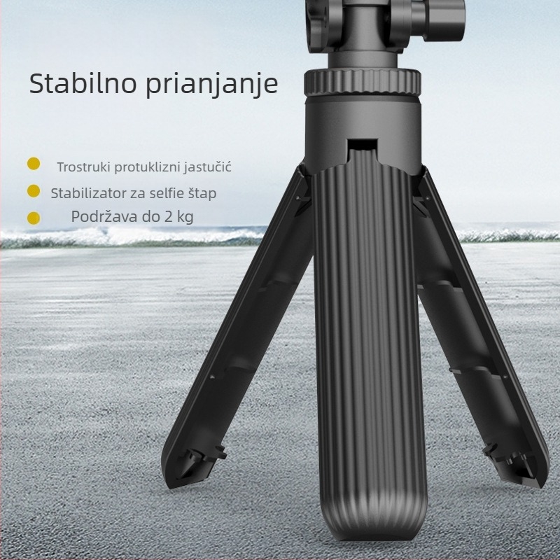 D09 Mini stalak za telefon za selfie i livestream, sklopivi stolni stativ, prenosni, stabilan patentirani dizajn