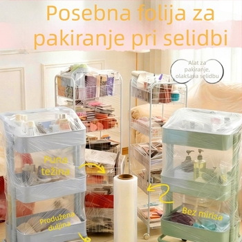 Yishi PE stretch film za preseljenje i pakiranje – zaštitna omotna folija
