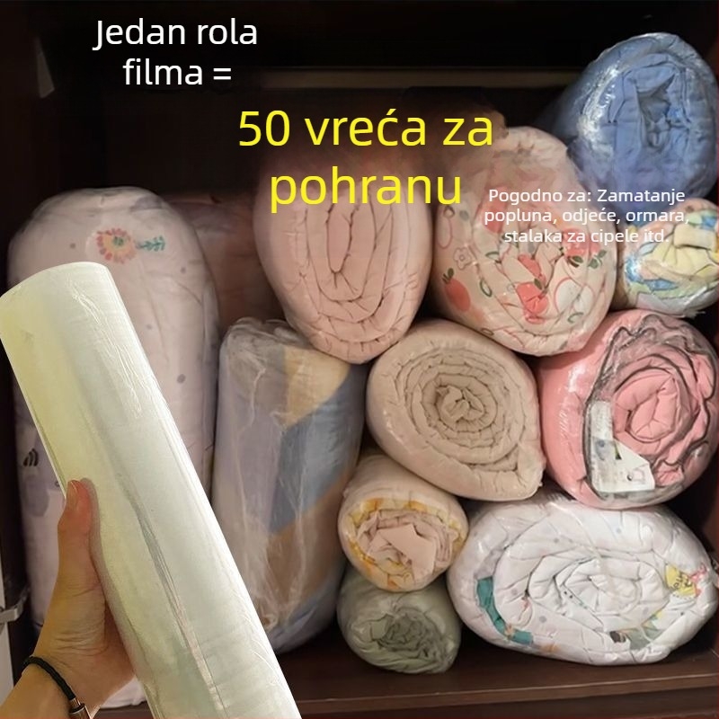 Yishi PE stretch film za preseljenje i pakiranje – zaštitna omotna folija