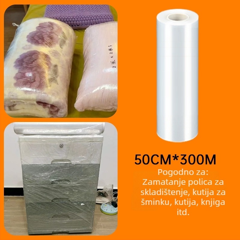 Yishi PE stretch film za preseljenje i pakiranje – zaštitna omotna folija
