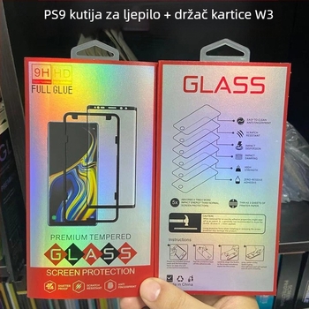 Sve-u-jednom 360° kutija za pakiranje za iPhone kućište i zaštitnu foliju od kaljenog stakla, prozirna plastična kutija s UV tiskom