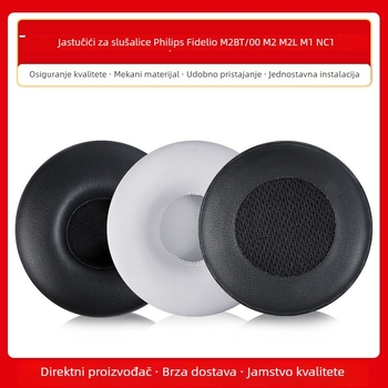 Kožna futrola za Philips Fidelio M1 slušalice, 90 mm, umjetna koža