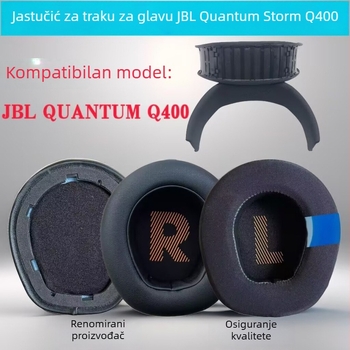 Skup ušnih jastučića za JBL Quantum 400 Q400 – jastučići od pjene i kože za slušalice