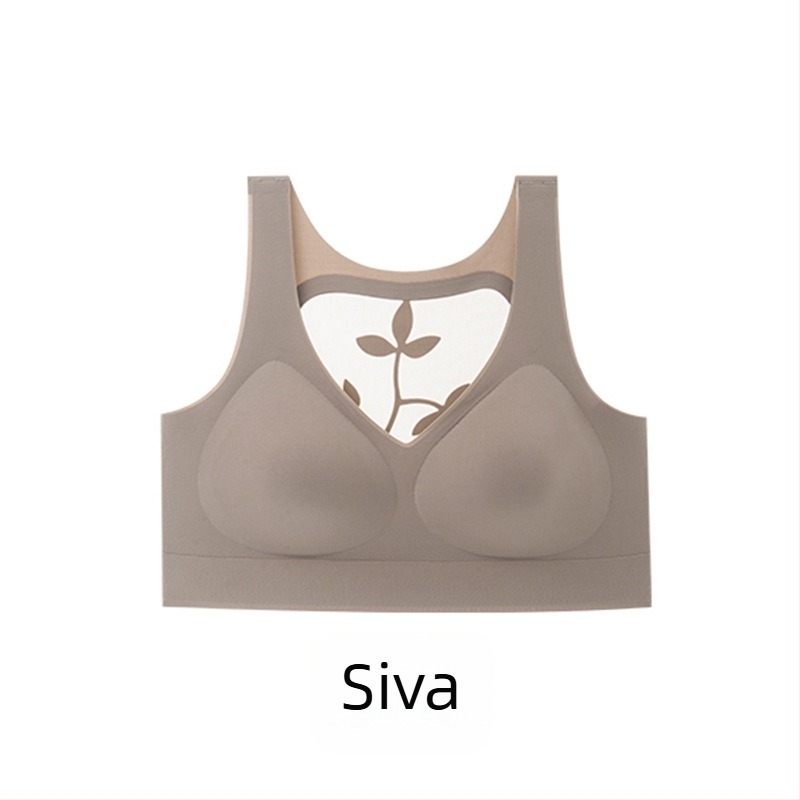 Happy Tree Bezšivni grudnjak s mekom podrškom, Push-Up učinak, čvrste košarice, integrirana vest-za- leđa, protiv opuštanja dojki