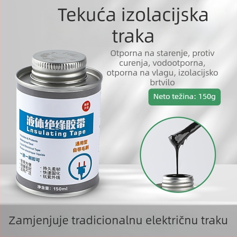 Tekuće izolacijsko ljepilo za električnu izolaciju i zavarivanje, dvostrana električna traka za automobilske kabelske instalacije i ploče s obvodima, vodootporna, otporno na vatru i visoke temperature