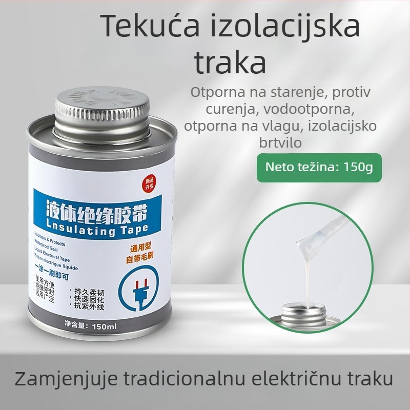 Tekuće izolacijsko ljepilo za električnu izolaciju i zavarivanje, dvostrana električna traka za automobilske kabelske instalacije i ploče s obvodima, vodootporna, otporno na vatru i visoke temperature