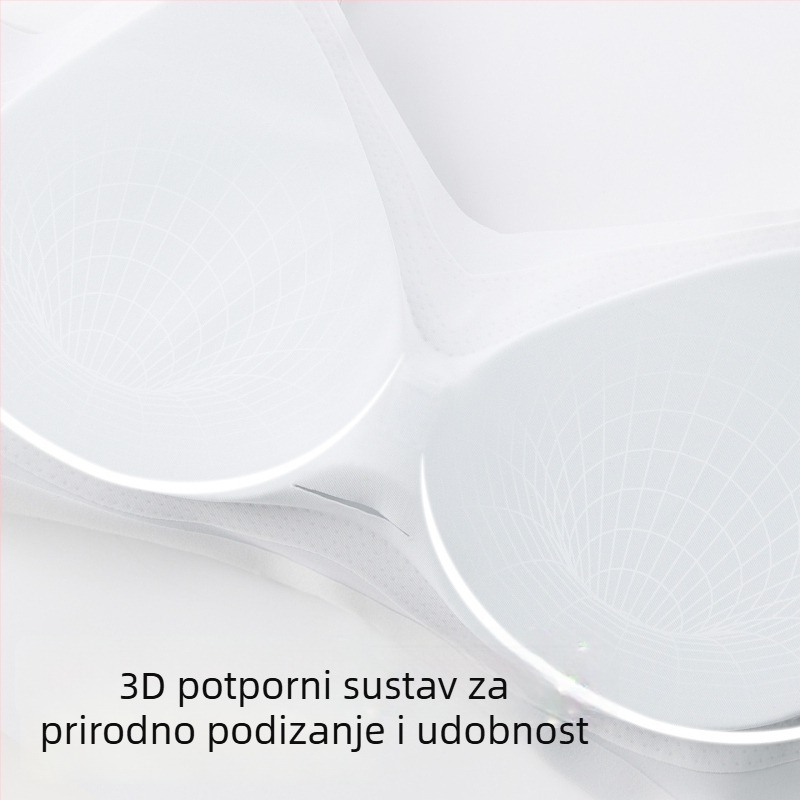 Nevidljivi push-up grudnjak od ice silk za male grudi, ljetni tanki naramenice