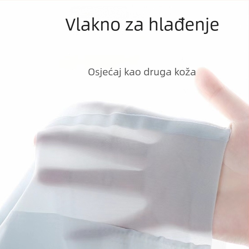 Ženski bezšivni grudnjak od ledenog svilenog materijala, tanak, bez žica, prozračan, vest-stil podrške i protiv opuštanja dojki