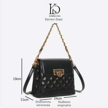 Novi stil romboidno lančana torbica za telefon, lagana luksuzna, moderna i svestrana crossbody ženska torba 8552