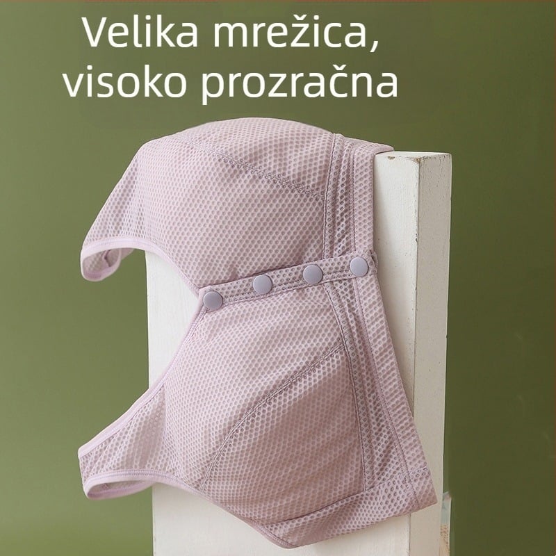 Grudnjak s prednjim kopčanjem, bez žice, ultra-tanki i prozračni, za žene srednje i starije dobi, udoban, anti-sagging, u stilu vest