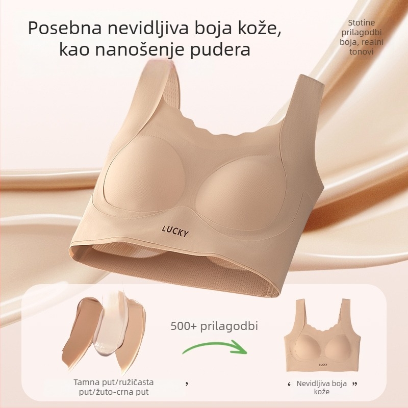 Tinejdžerski grudnjak drugog stupnja, top stil majice bez rukava za djevojčice, udoban i prozračan