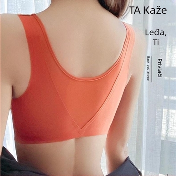 Bezšivna mrežasta grudnjaka za žene, bez žice, s punim košaricama, vest-stil, tanak