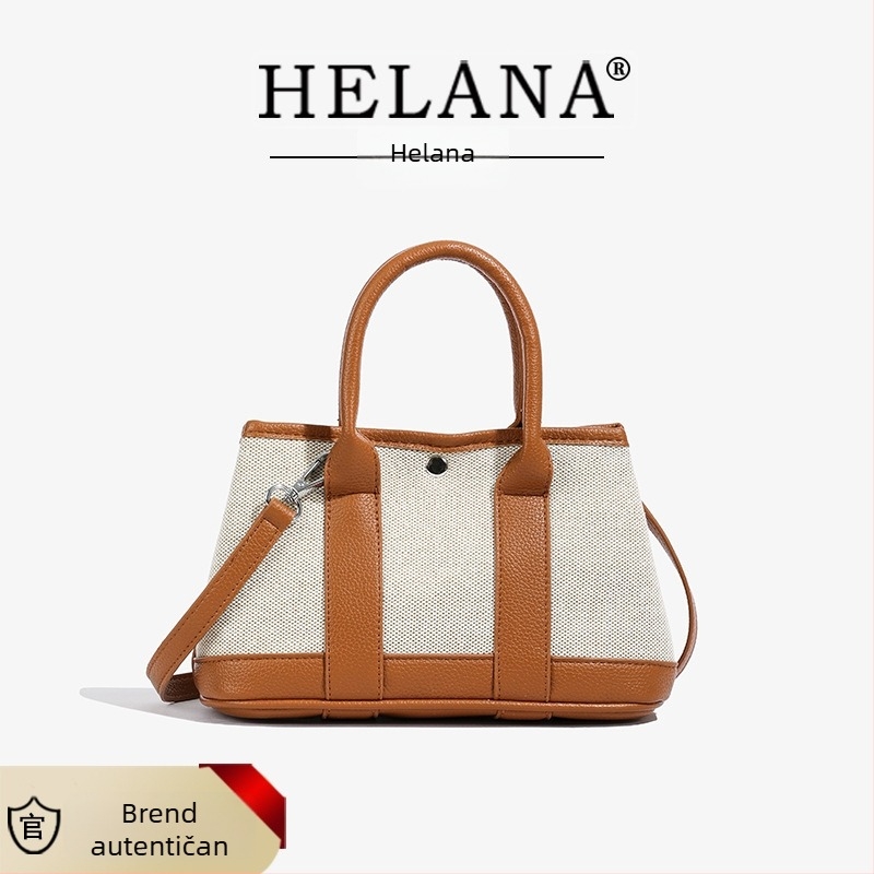 Ženska tote torba od platna s patchworkom, elegantan veliki kapacitet, korejskog stila
