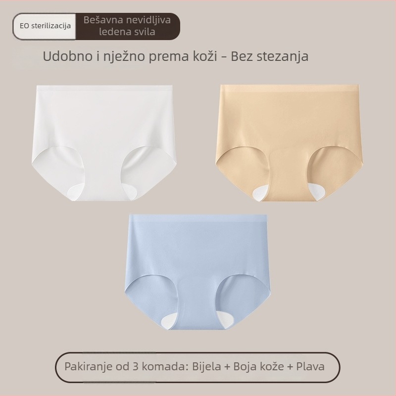 Jednokratna bešavna grudnjak od Ice Silk s push-up efektom, protiv spuštanja, tanak ljetni sportski top stil, velika veličina