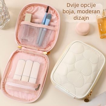 Torbica u korejskom stilu za ruž i kozmetiku, minimalistički putni clutch, prijenosni mini organizator kozmetike
