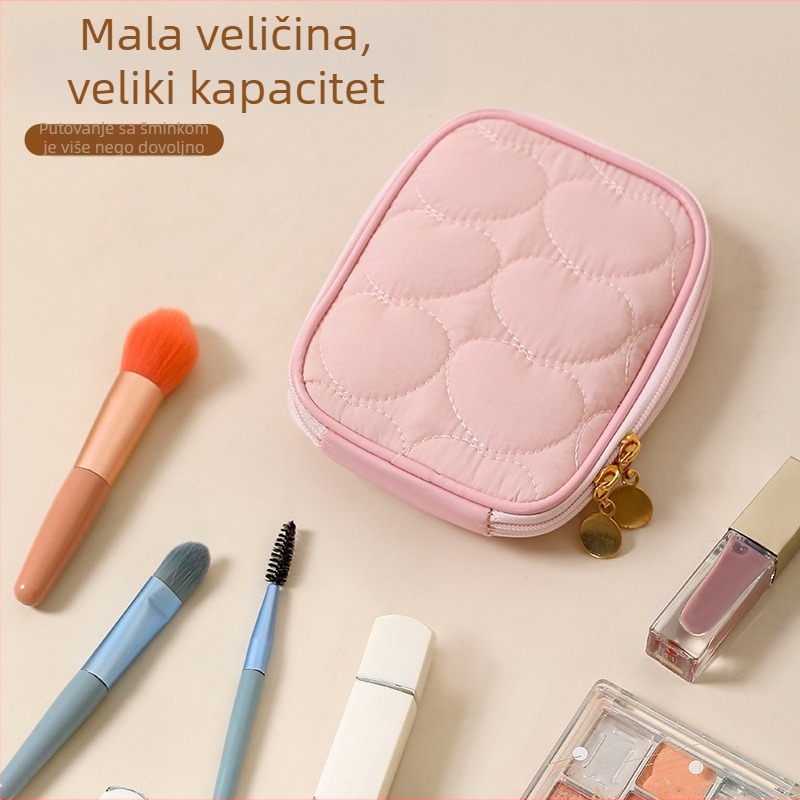 Torbica u korejskom stilu za ruž i kozmetiku, minimalistički putni clutch, prijenosni mini organizator kozmetike
