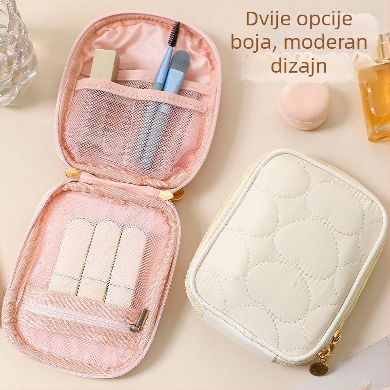 Torbica u korejskom stilu za ruž i kozmetiku, minimalistički putni clutch, prijenosni mini organizator kozmetike