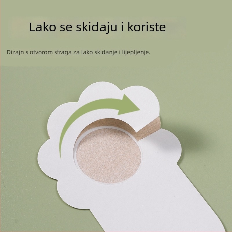 Ultra-tanke, nevidljive pokrivalice bradavica od netkanog materijala, prozračne, okruglog oblika, za ljeto