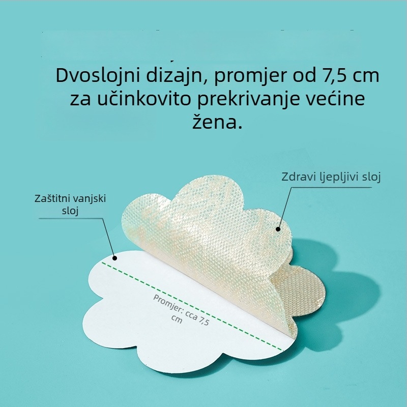 Čipkaste naljepnice za grudi, bešavne ljetne, s trakama za leđa, višekratna upotreba, diskretno prekrivanje