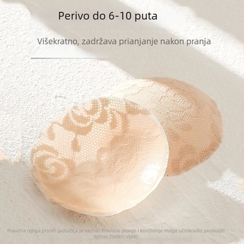 Čipkaste silikonske naljepnice za bradavice, nevidljive, bez šavova, protiv izbočenja, protiv klizanja, otporne na znoj, za žene