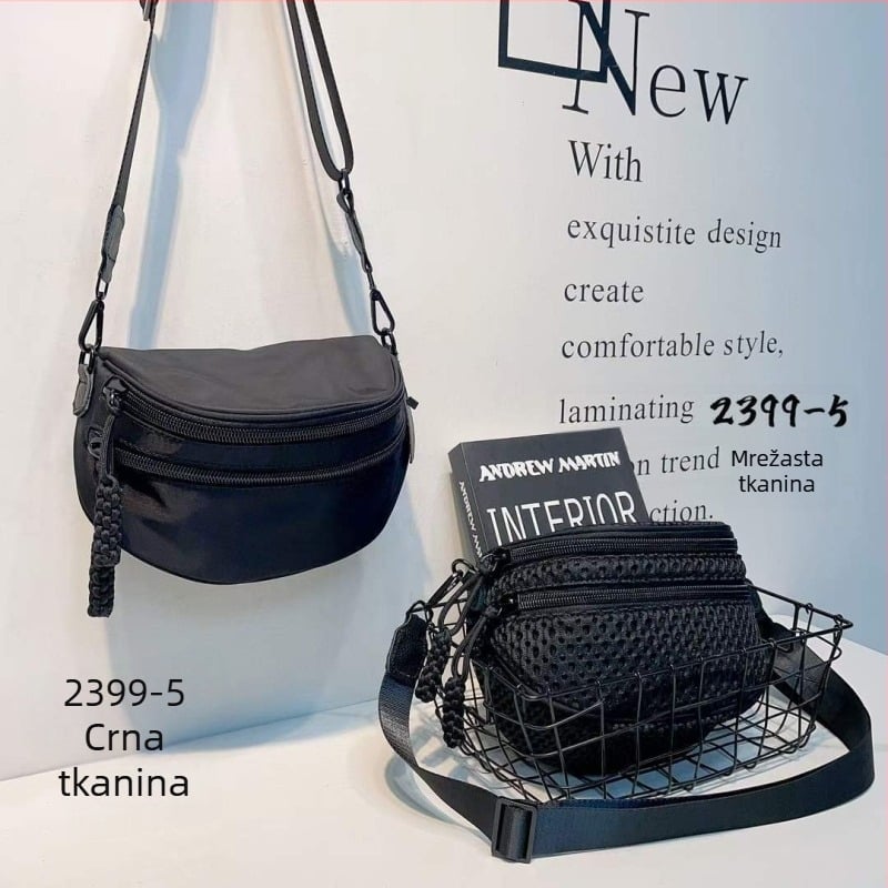 Ženska casual messenger torba, vodootporna Oxford tkanina, sedlovog stila na ramenu, jednostavna personalizirana gradska torba