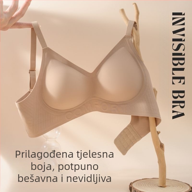 Mangini žensko bešivno donje rublje s integriranim nevidljivim grudnjakom, prozračan i oblikovanje leđa za ljeto
