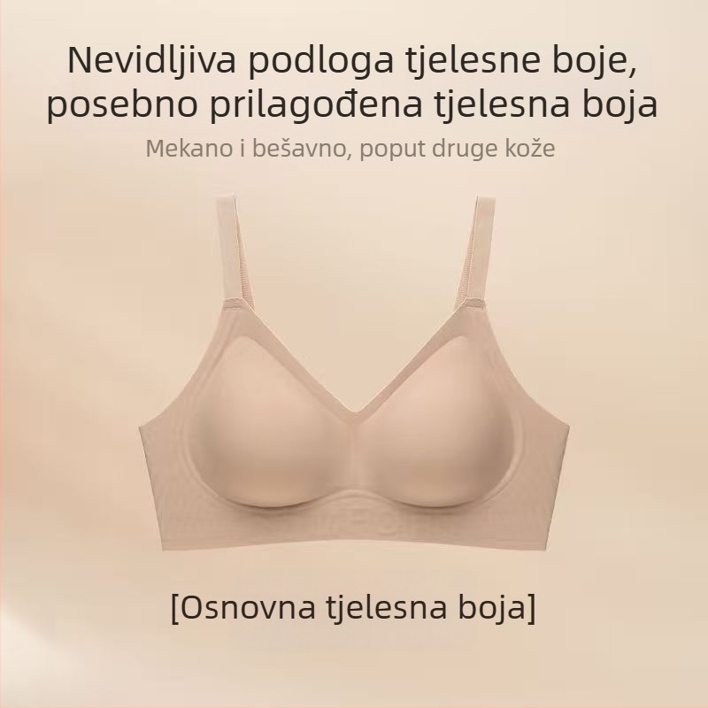 Mangini žensko bešivno donje rublje s integriranim nevidljivim grudnjakom, prozračan i oblikovanje leđa za ljeto