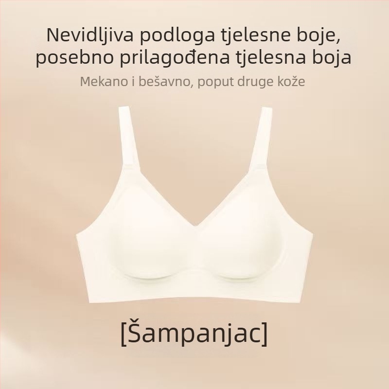 Mangini žensko bešivno donje rublje s integriranim nevidljivim grudnjakom, prozračan i oblikovanje leđa za ljeto
