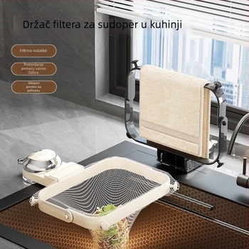 Filter za sudoper s usisnom mrežom – za pranje povrća i odvod ostataka