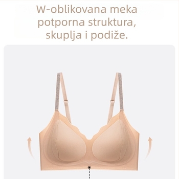 Ljetni osvježavajući grudnjak s dvostrukim podizanjem, prozračan, udoban uz potporu za leđa, lagan i osvježavajući