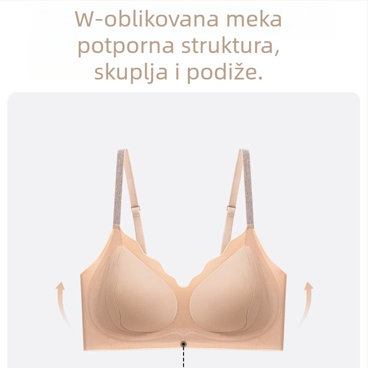Ljetni osvježavajući grudnjak s dvostrukim podizanjem, prozračan, udoban uz potporu za leđa, lagan i osvježavajući