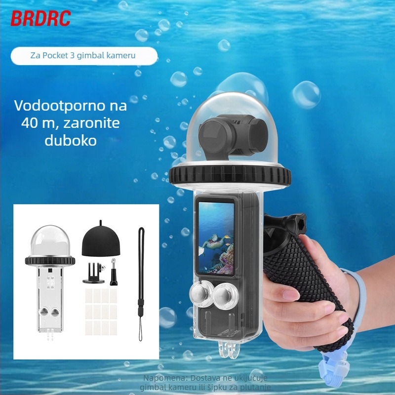 BRDRC zaštitno kućište za DJI Osmo Pocket 3 gimbal kameru – vodootporno potopno kućište do 40 m