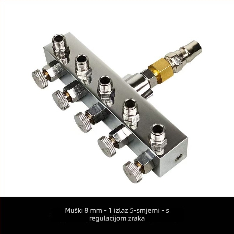 Univerzalni adapter za zrčnu pumpu i pištolj za prskanje s 8-dijelnim spojem crijeva zraka