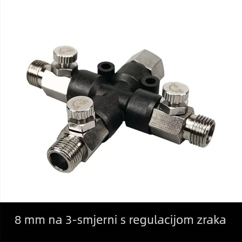 Univerzalni adapter za zrčnu pumpu i pištolj za prskanje s 8-dijelnim spojem crijeva zraka