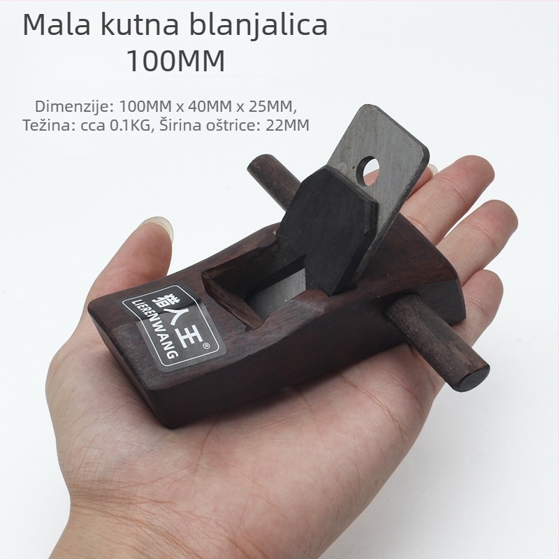 Set ebonskih planera – ručni planeri 70 mm mikro, 100 mm i 127 mm za DIY obradu drva
