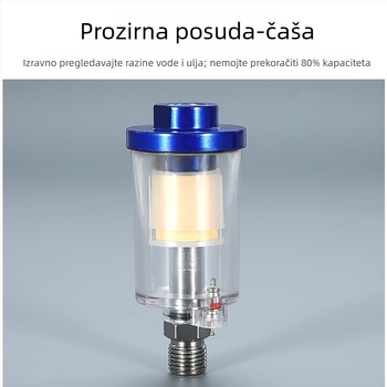 Filter za odvajanje ulja i vode za pištolju za prskanje boje i zračni kompresor, pneumatski dodaci visokog tlaka