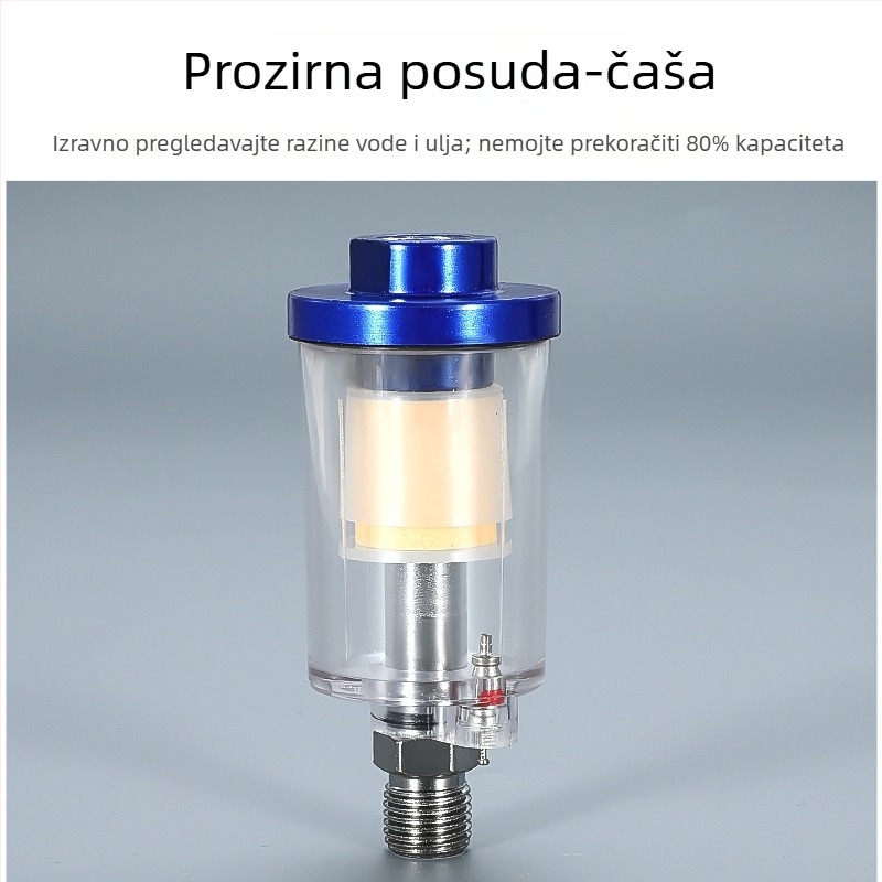 Filter za odvajanje ulja i vode za pištolju za prskanje boje i zračni kompresor, pneumatski dodaci visokog tlaka