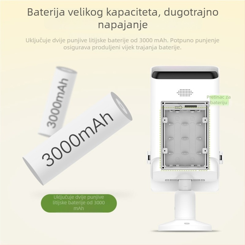 WiFi solarna 360° kamera za vanjsku upotrebu, kućna upotreba