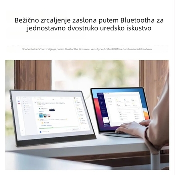 15,6-inčni dodirni prijenosni monitor – drugi zaslon za Xbox, PS5 i Switch, HDR400, IPS, 1920x1080, 60 Hz, HDMI i USB-C
