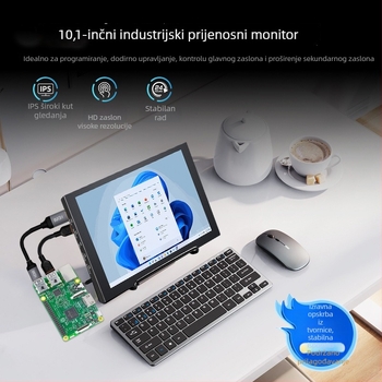 10,1-inčni Raspberry Pi IPS kapacitivni dodirni HDMI monitor, 1280x800, prenosni industrijski zaslon