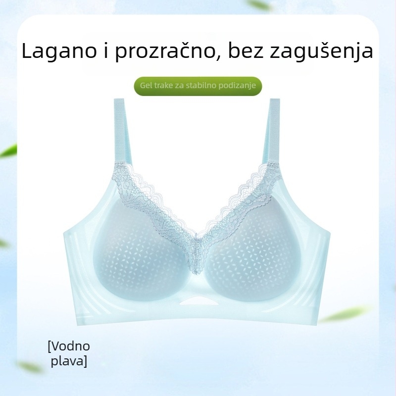Grudnjak za žene s velikim dojkama, skuplja bočne dojke i pruža potporu, sprječava opuštanje, prozračni pamuk, ljetni model 2026, velika veličina