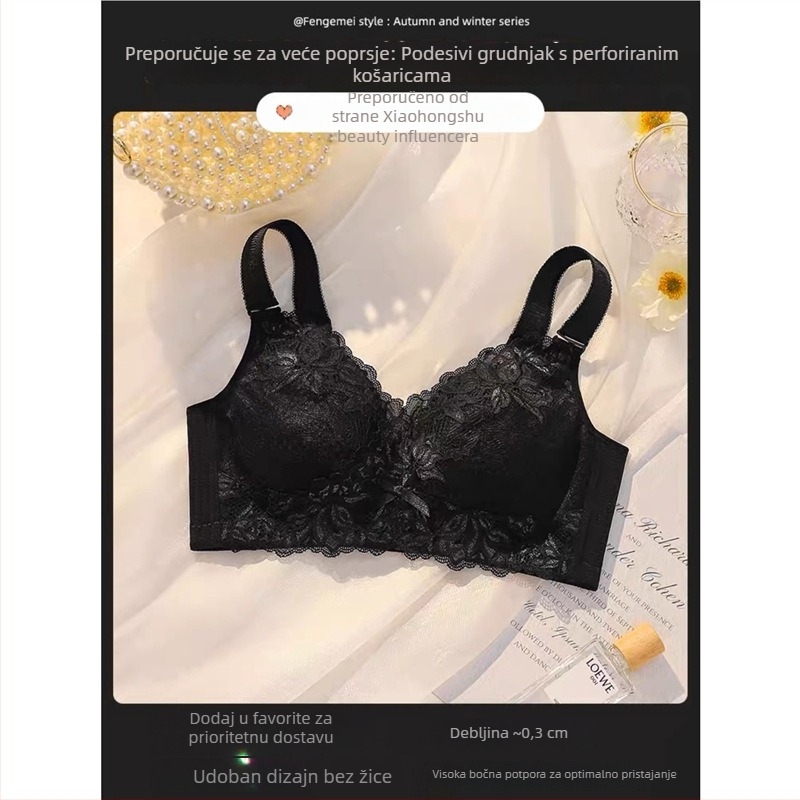 Plus-size grudnjak s punim košaricama, tanko oblikovane čašice, podržava i oblikuje siluetu, prozračni najlon, udoban dizajn
