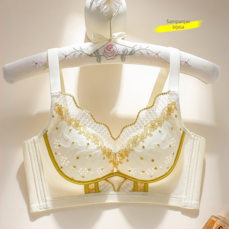 Yuzi Butterfly originalni dizajn donjeg rublja, ljetni ultra-tanki push-up grudnjak za male grudi, bez žice, podesivi