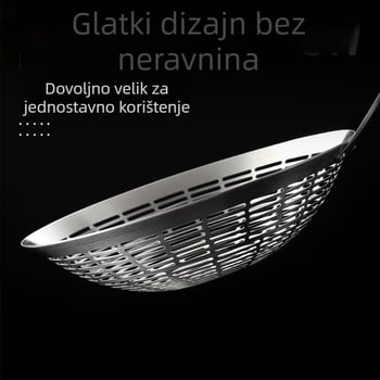 Sito od nehrđajućeg čelika visoke kakvoće, za tjesteninu i knedle, cjedilo za prženje, posebno za Chaosan hot pot