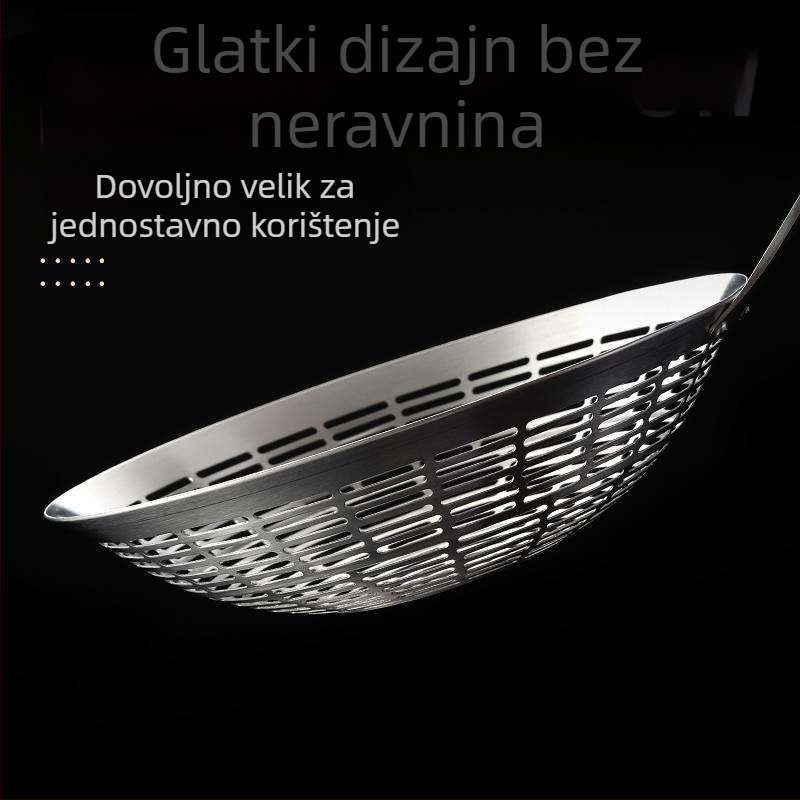 Sito od nehrđajućeg čelika visoke kakvoće, za tjesteninu i knedle, cjedilo za prženje, posebno za Chaosan hot pot