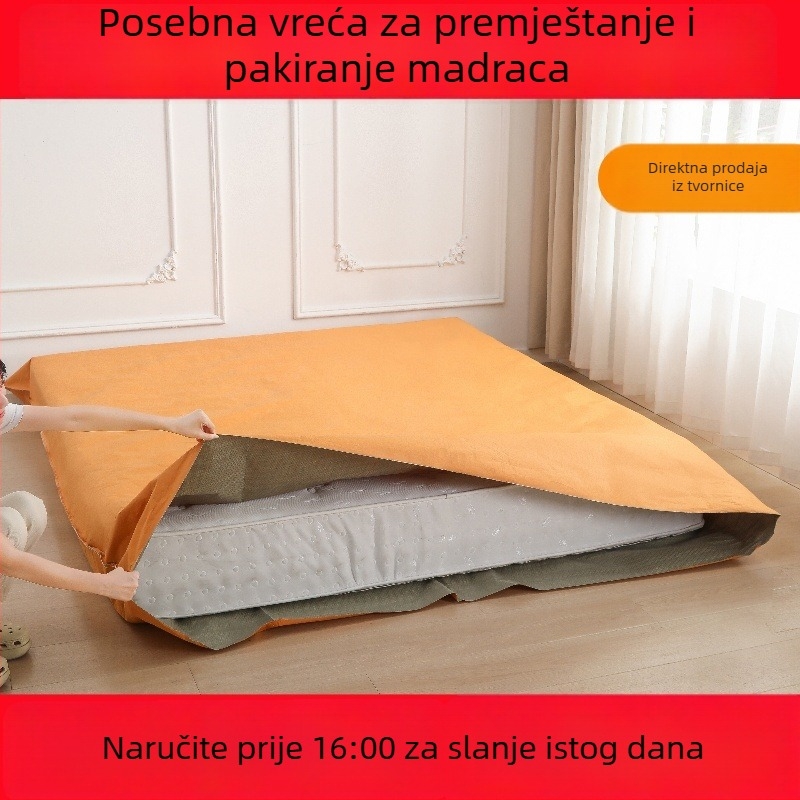 Torba za prijevoz i skladištenje madraca, zaštitna navlaka protiv prašine i vodootporna