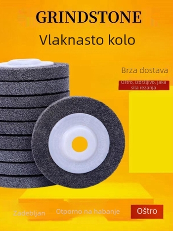 Kotač za poliranje, disk za poliranje, najlonski kotač, vlaknasti kotač za poliranje od nehrđajućeg čelika, kotač za vuču žice, kutna brusilica, brušenje i uklanjanje hrđe