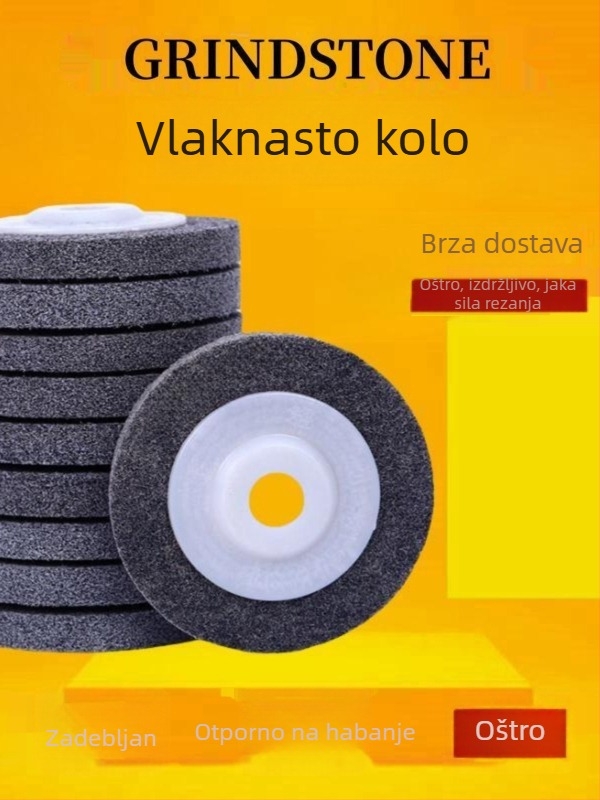 Kotač za poliranje, disk za poliranje, najlonski kotač, vlaknasti kotač za poliranje od nehrđajućeg čelika, kotač za vuču žice, kutna brusilica, brušenje i uklanjanje hrđe